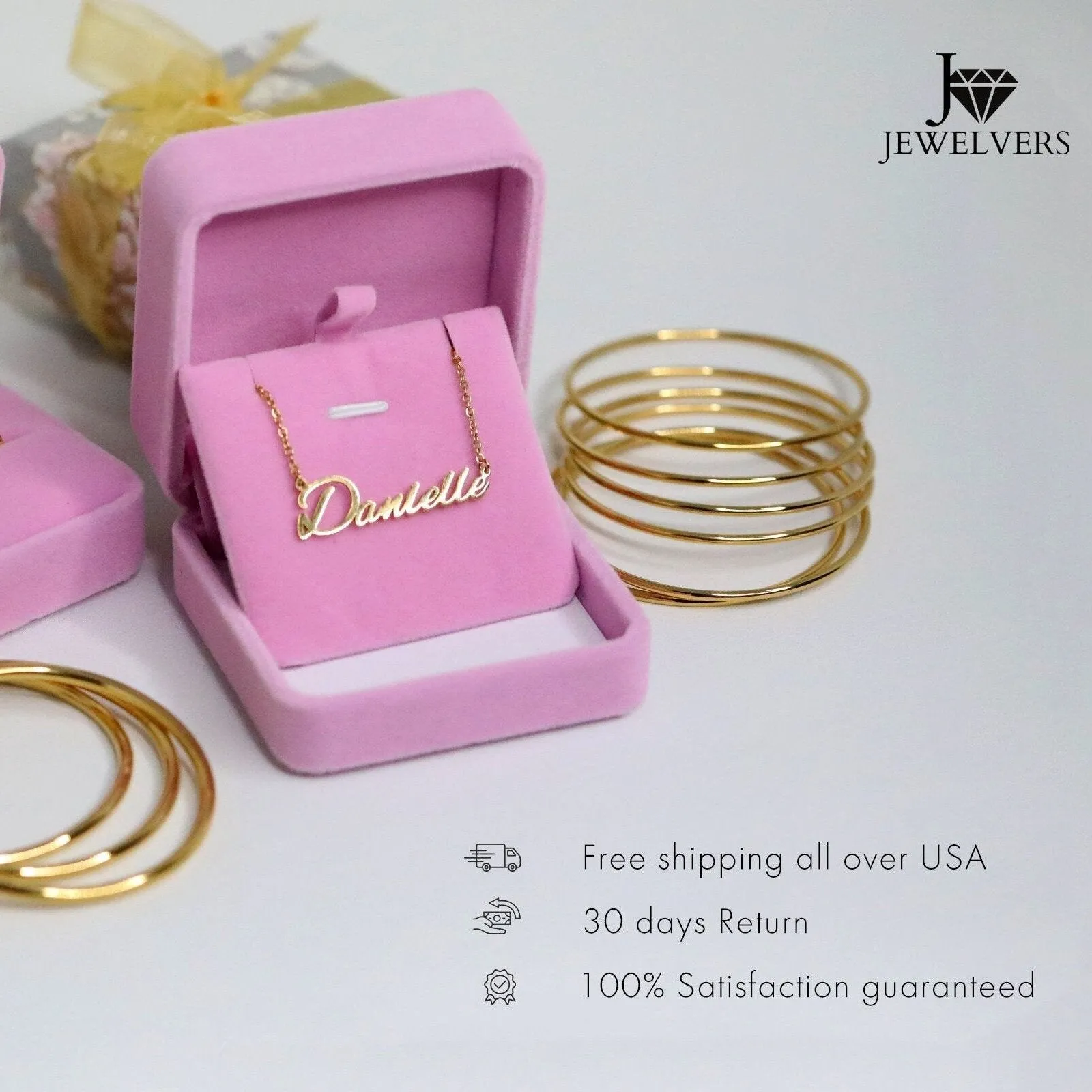 18K Gold-Filled Bead Necklace - Ball Chains - Necklaces for Women
