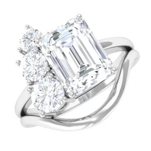 2.50 CT Moissanite Cocktail Wedding Ring Set