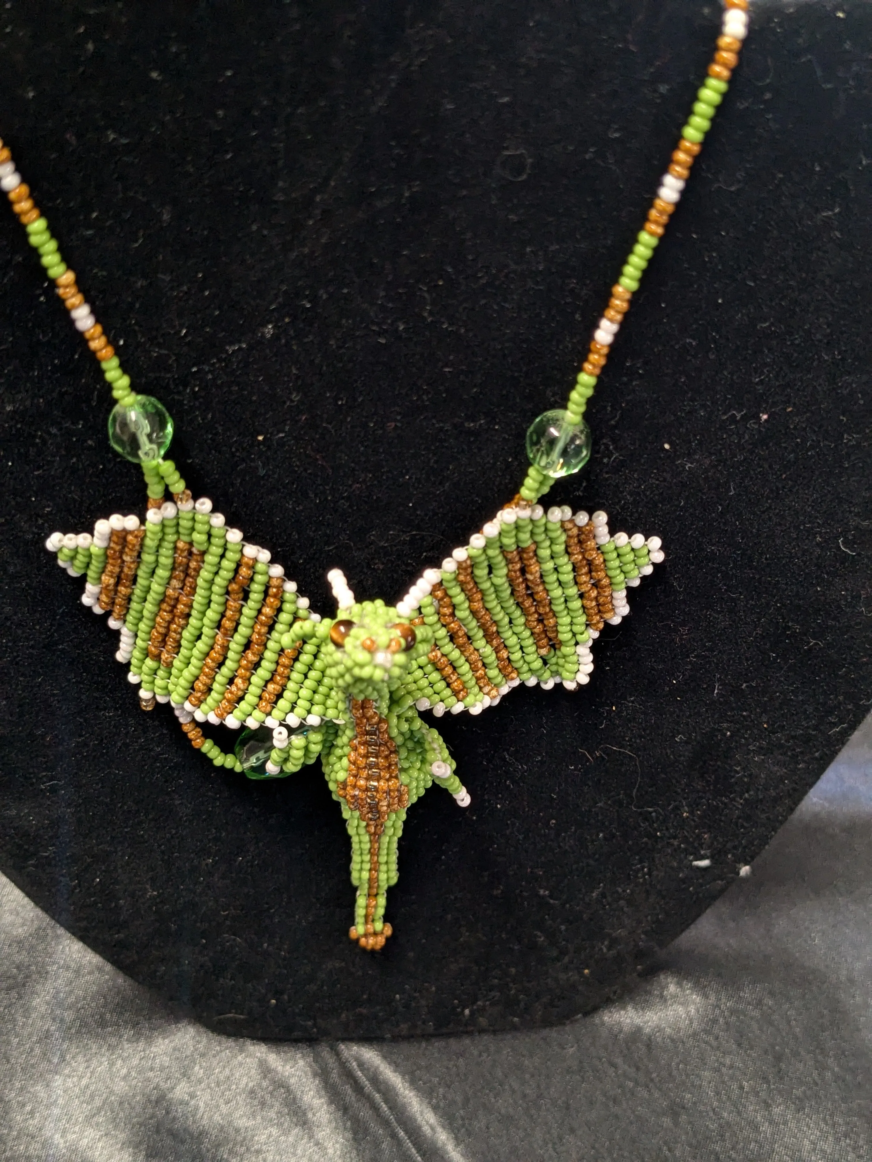 Dragon Beaded Medallion Necklace
