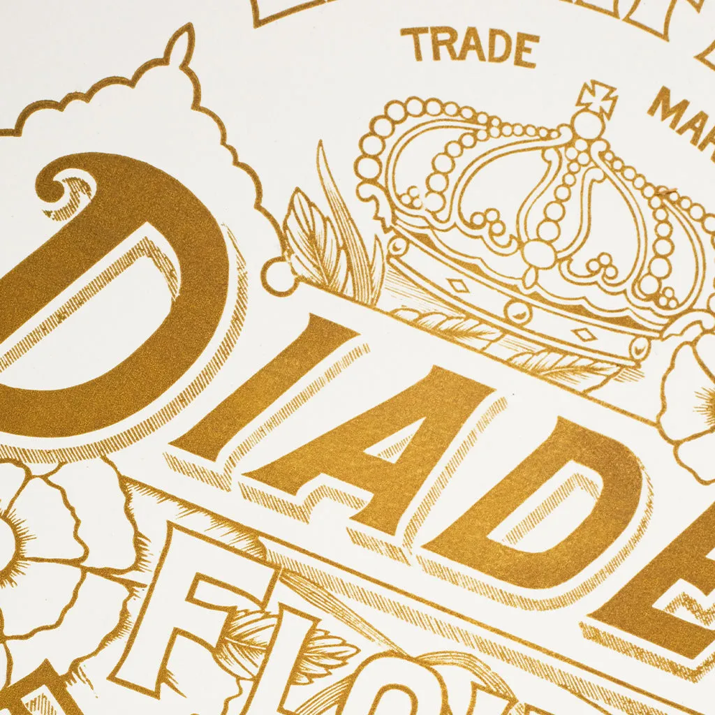 Historic Restrike: Diadem Flour Poster