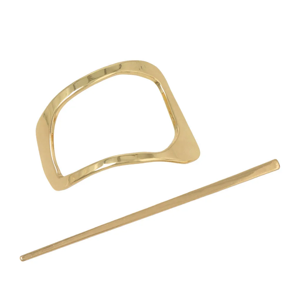 Polished Stick Barrette