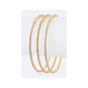Rhinestone Rim Bangles