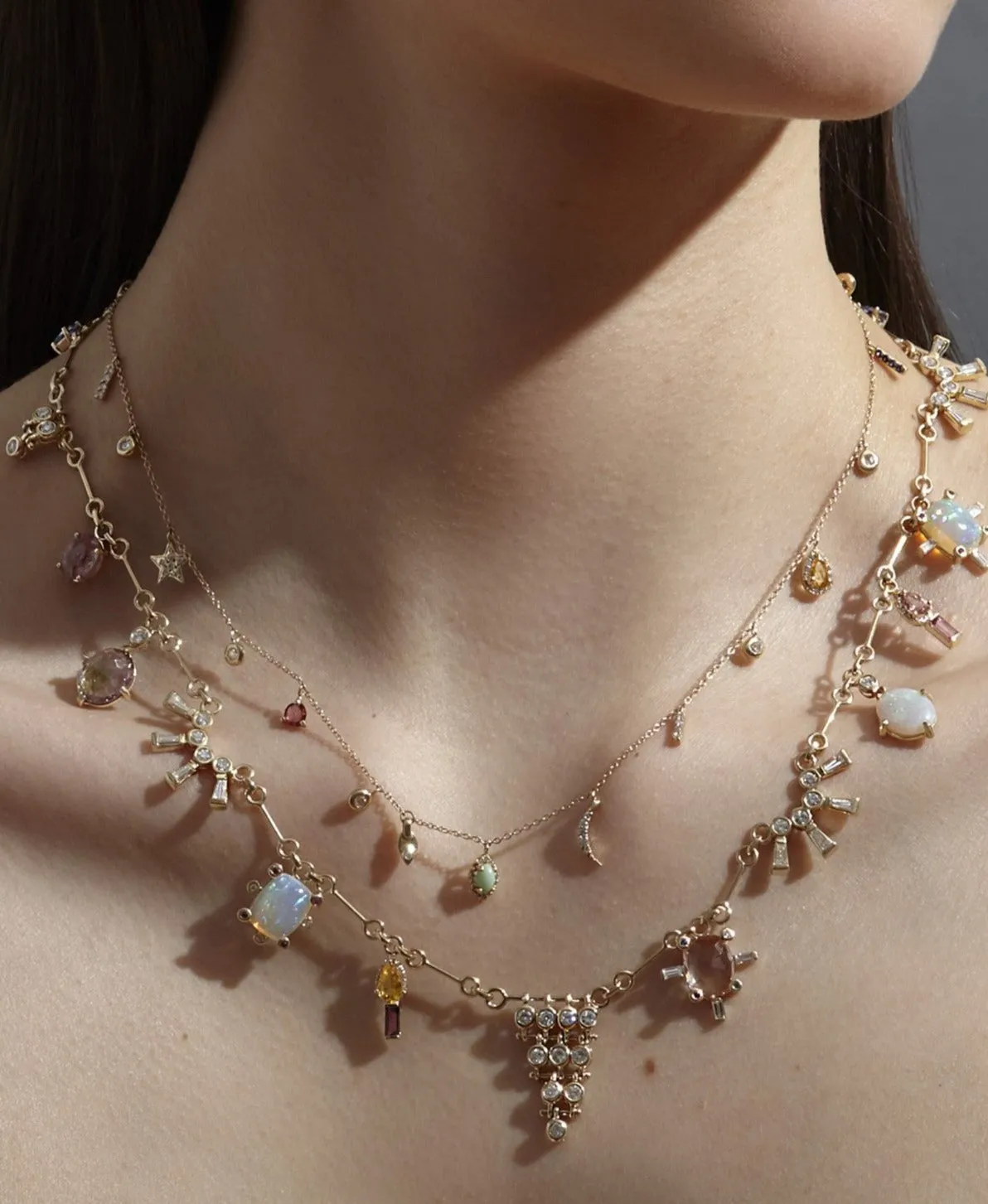 The Satellite Jewel Necklace